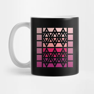 “Dimensional Crystal” - V.5 Red - (Geometric Art) (Dimensions) - Doc Labs Mug